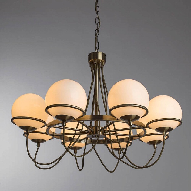 Подвесная люстра Arte Lamp Bergamo A2990LM-8AB Фото № 2