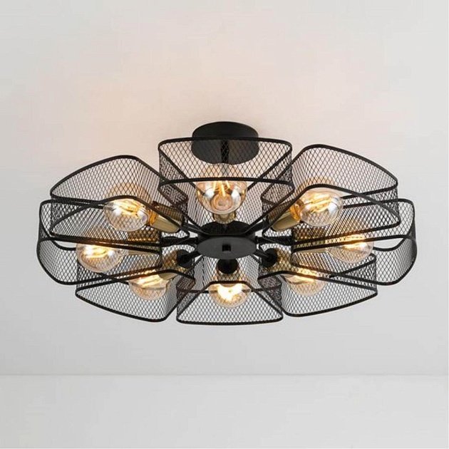Потолочная люстра Arte Lamp Maasym A7044PL-8BK Фото № 5