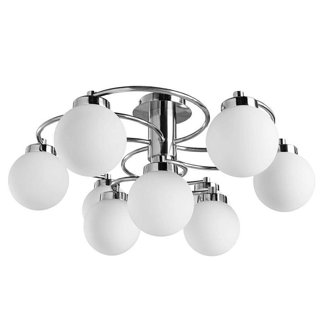 Потолочная люстра Arte Lamp Cloud A8170PL-9SS изображение Потолочная люстра Arte Lamp Cloud A8170PL-9SS Фото №