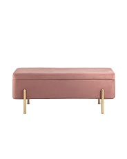 Банкетка Stool Group Болейн с ящиком велюр розовый 20A544VF-8167-30 4