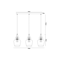 Подвесной светильник Vele Luce Simone VL5564P23 3