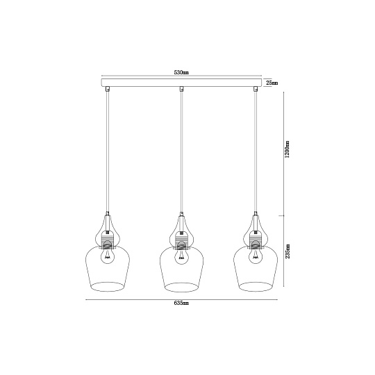 Подвесной светильник Vele Luce Simone VL5564P23 Фото № 4
