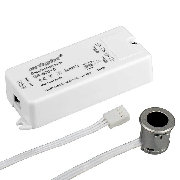 Датчик движения инфракрасный Arlight SR-8001B Silver 020208 Фото № 