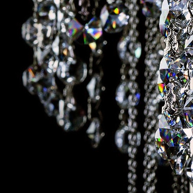 Подвесная люстра Artglass Erin Nickel CE Фото № 3