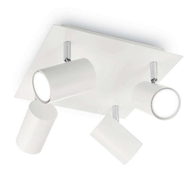 Спот Ideal Lux Spot PL4 Bianco 156774 изображение Спот Ideal Lux Spot PL4 Bianco 156774 Фото №