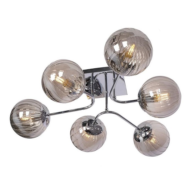 Потолочная люстра Elvan LU-3601/6-E14-СhSmGr Фото № 