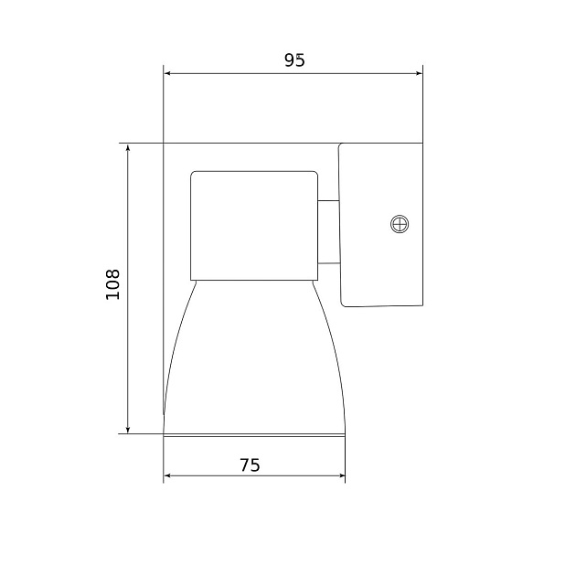 Бра Elektrostandard Cono MRL 1027 белый a061048 Фото № 2