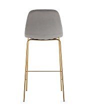 Барный стул Stool Group Валенсия SN велюр серый золотые ножки OS-001B HLR-18 gl 3