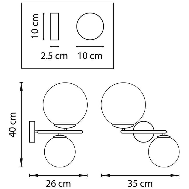 Бра Lightstar Globo 815627 изображение 8 Бра Lightstar Globo 815627 Фото № 8