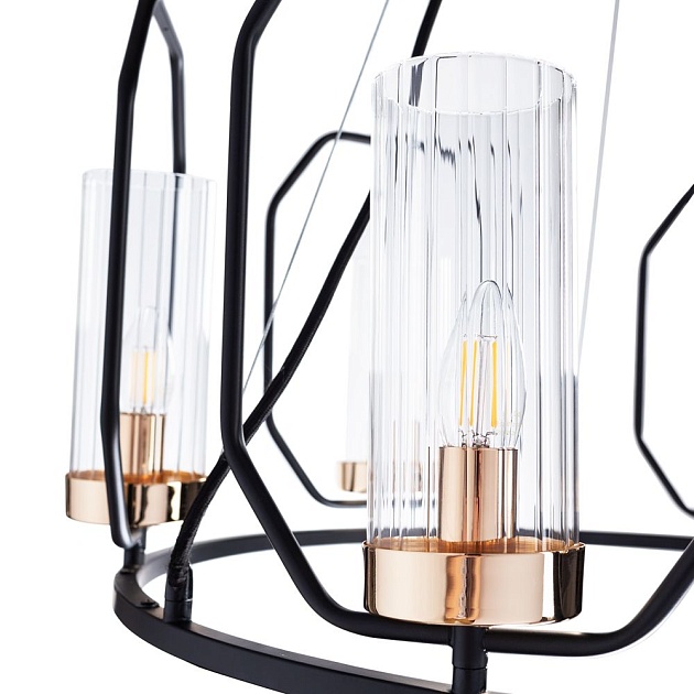 Подвесная люстра Arte Lamp Celaeno A7004SP-6BK Фото № 3