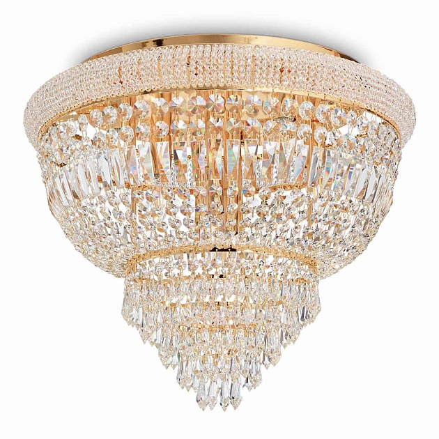 Потолочный светильник Ideal Lux Dubai PL6 Ottone 201016 изображение Потолочный светильник Ideal Lux Dubai PL6 Ottone 201016 Фото №