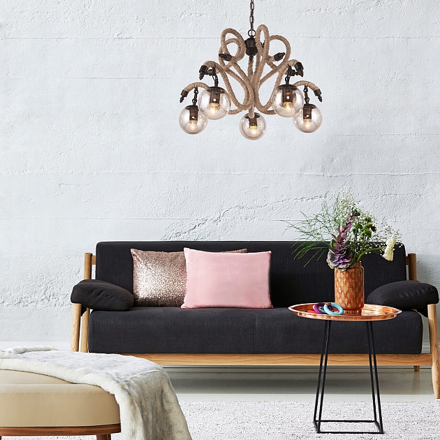 Подвесная люстра Divinare Gina 8055/01 LM-5 Фото № 6