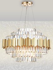 Подвесная люстра Natali Kovaltseva Ruby 81442/10C Gold 3