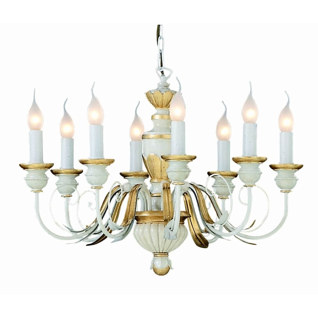Подвесная люстра Ideal Lux Firenze Sp8 Bianco Antico 012872 Фото № 