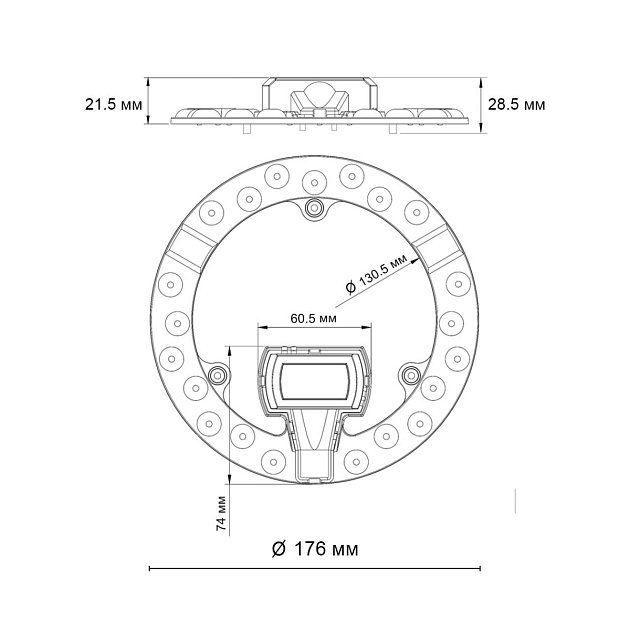 Светодиодный модуль Novotech Vax 357750 Фото № 3