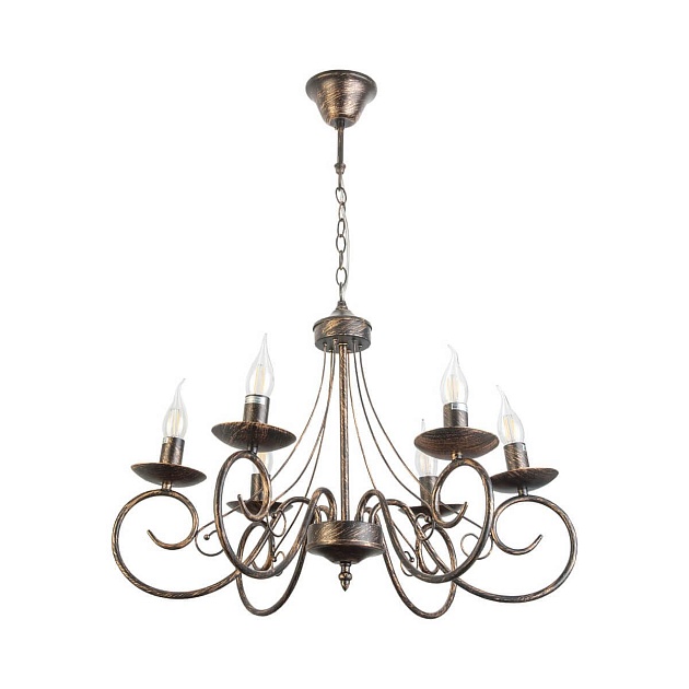 Подвесная люстра Toplight Dalila TL6010D-06 изображение Подвесная люстра Toplight Dalila TL6010D-06 Фото №