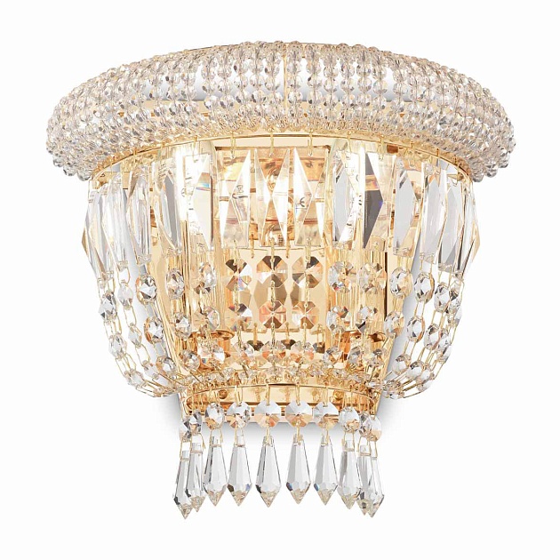Настенный светильник Ideal Lux Dubai AP2 Ottone 201023 Фото № 