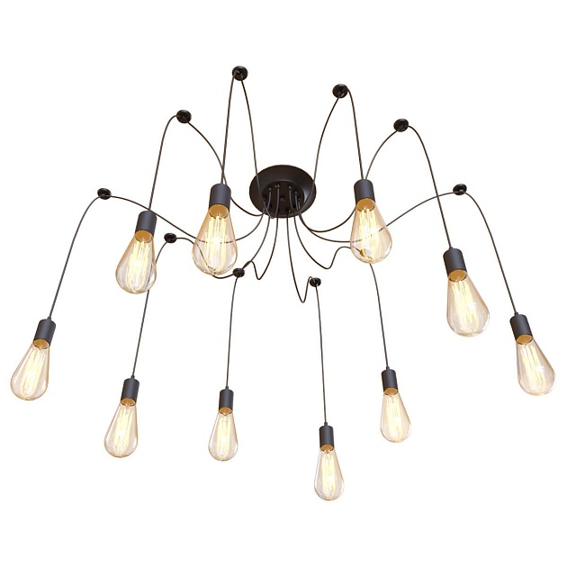 Подвесная люстра Spider Loft1162/10 Фото № 4