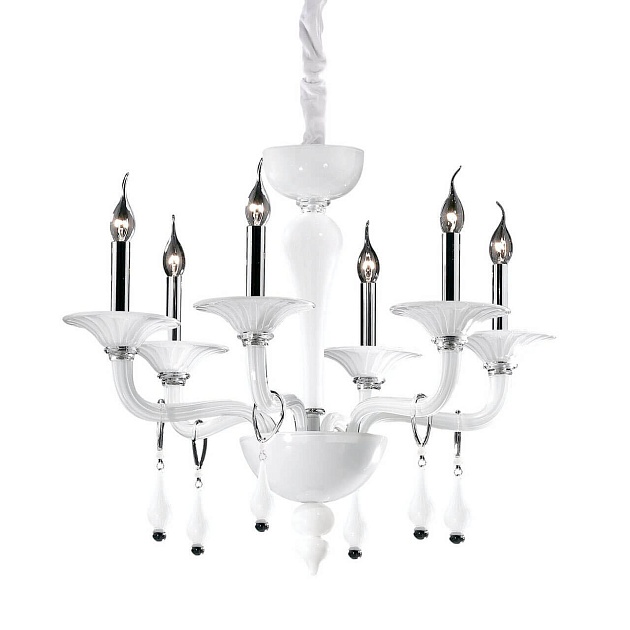 Подвесная люстра Ideal Lux Miramare SP6 068183 изображение Подвесная люстра Ideal Lux Miramare SP6 068183 Фото №