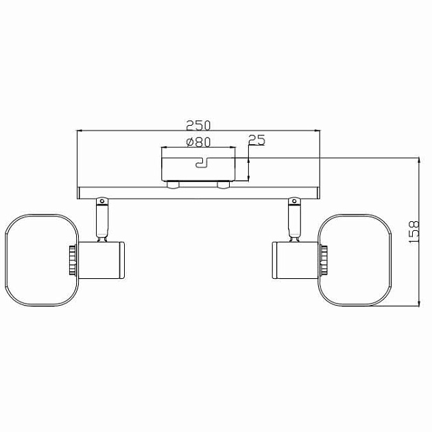 Спот Rivoli Dorkas 7026-702 Б0047097 Фото № 2