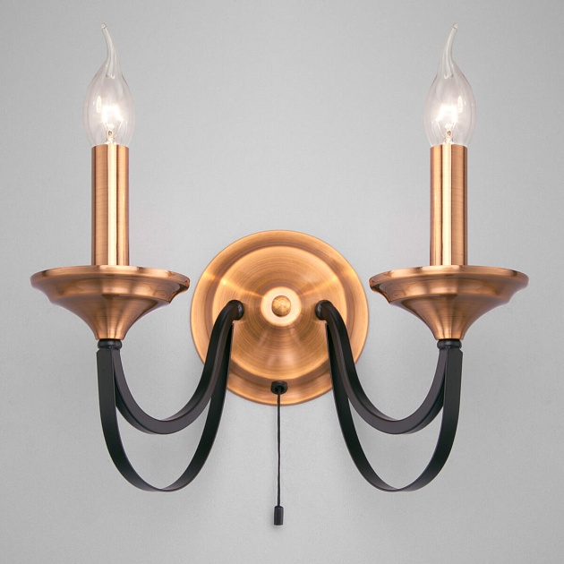 Бра Eurosvet Lazzaro 60098/2 черный изображение Бра Eurosvet Lazzaro 60098/2 черный Фото №