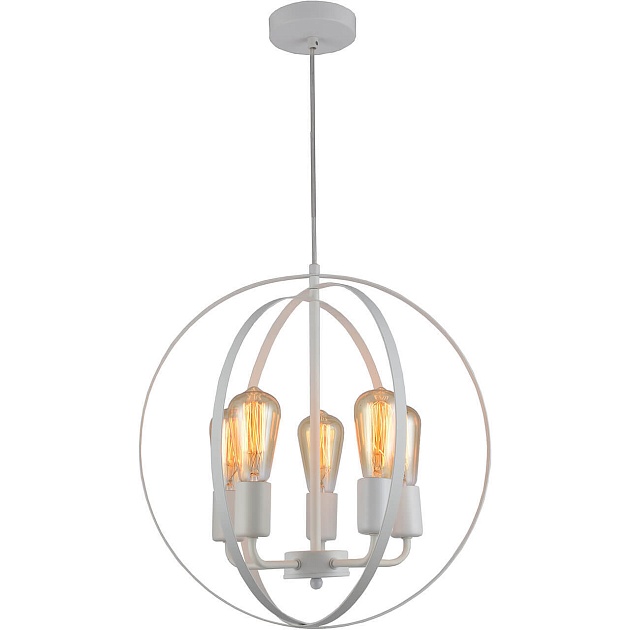 Подвесная люстра Toplight Myra TL1183H-05WH изображение Подвесная люстра Toplight Myra TL1183H-05WH Фото №