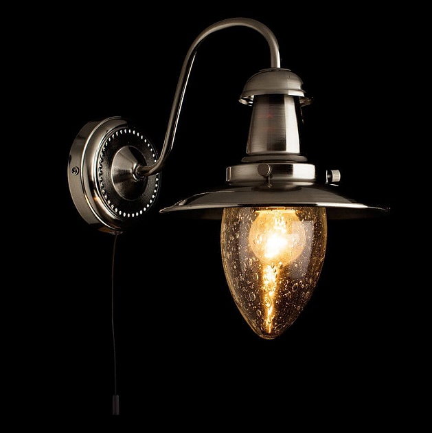 Бра Arte Lamp Fisherman A5518AP-1SS изображение 3 Бра Arte Lamp Fisherman A5518AP-1SS Фото № 3