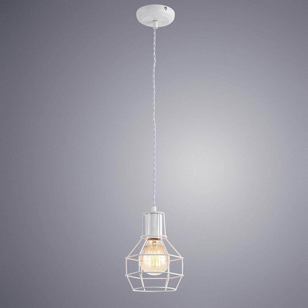 Подвесной светильник Arte Lamp A9182SP-1WH Фото № 3