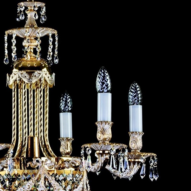 Подвесная люстра Artglass Fountain White Gold CE Фото № 2