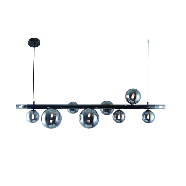 Подвесная люстра Indigo Canto 11026/10PL Black V000241 Фото № 