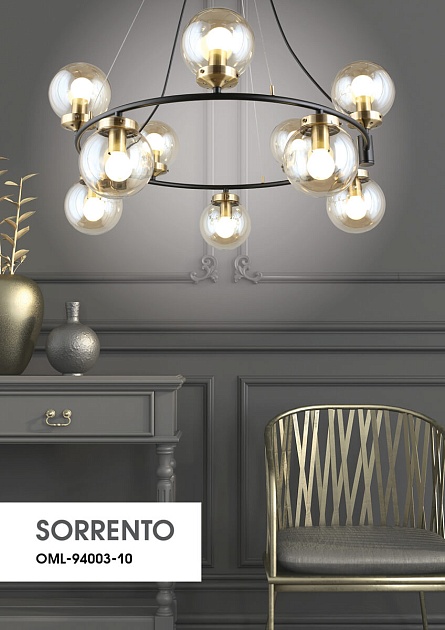 Подвесная люстра Omnilux Sorrento OML-94003-10 Фото № 12