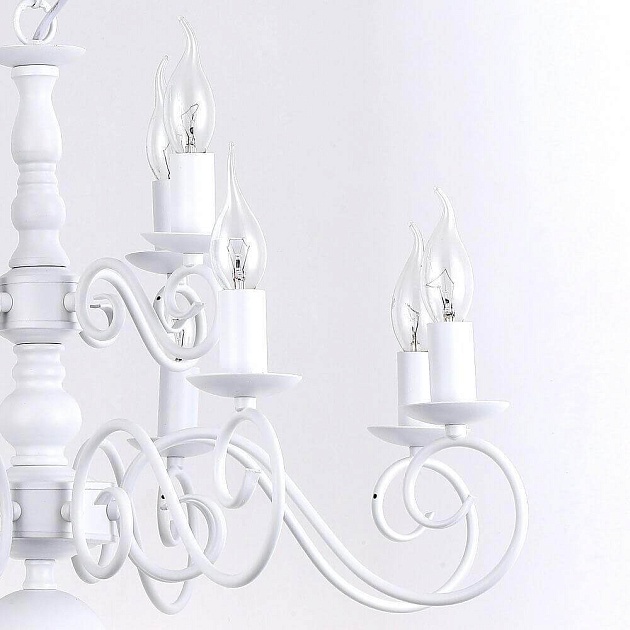 Подвесная люстра Arte Lamp A1129LM-12WH Фото № 3