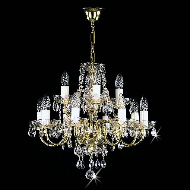 Подвесная люстра Artglass Adela XII. Full Cut CE Фото № 
