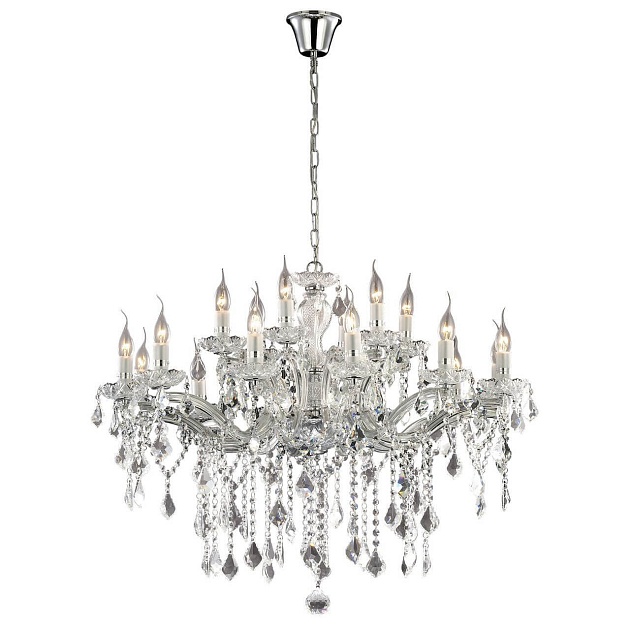 Подвесная люстра Ideal Lux Florian SP18 Cromo 075150 изображение Подвесная люстра Ideal Lux Florian SP18 Cromo 075150 Фото №