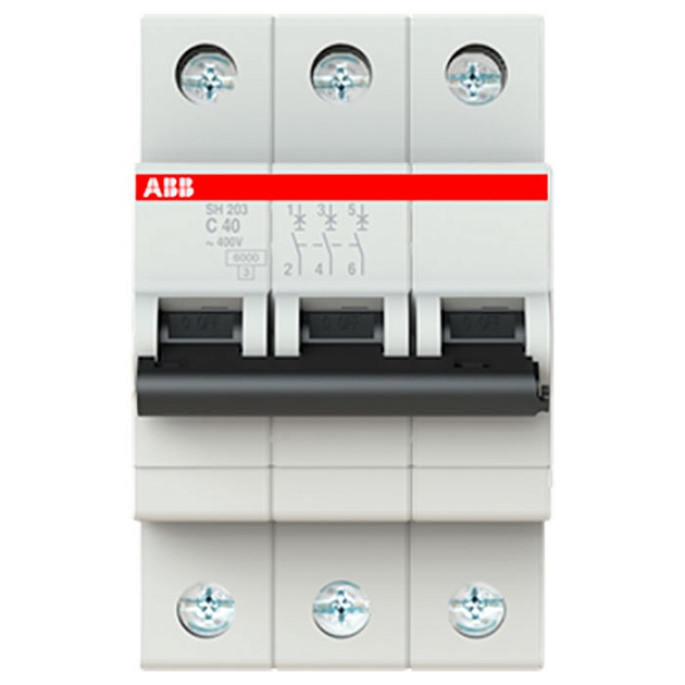 Автоматический выключатель 3-полюсной SH203 C 40 2CDS213001R0404 Фото № 