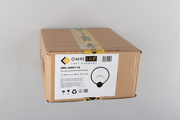 Настенный светильник Omnilux Banbury OML-42601-16 изображение 3 Настенный светильник Omnilux Banbury OML-42601-16 Фото № 3