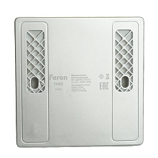 Выключатель двухклавишный беспроводной Feron Smart серебро TM92 51030 4