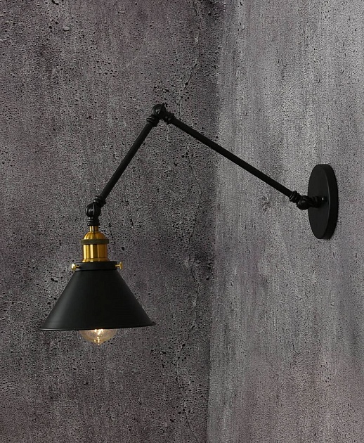 Бра Lumina Deco Gubi LDW B005-2 BK изображение 2 Бра Lumina Deco Gubi LDW B005-2 BK Фото № 2