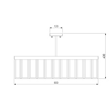 Потолочная люстра Bogates Eclipse 357/8 Smart 1