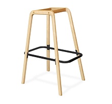 Барный стул Sheffilton SHT-ST29-C/S94 жемчужный/прозрачный лак/черный 1987378901 1