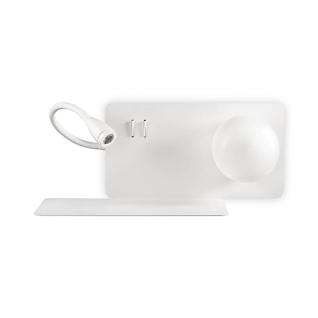 Бра Ideal Lux Book-1 Ap Bianco 174792 изображение 2 Бра Ideal Lux Book-1 Ap Bianco 174792 Фото № 2