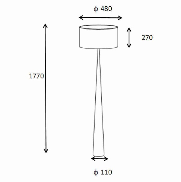 Торшер Lucide Conos 30794/81/72 Фото № 3