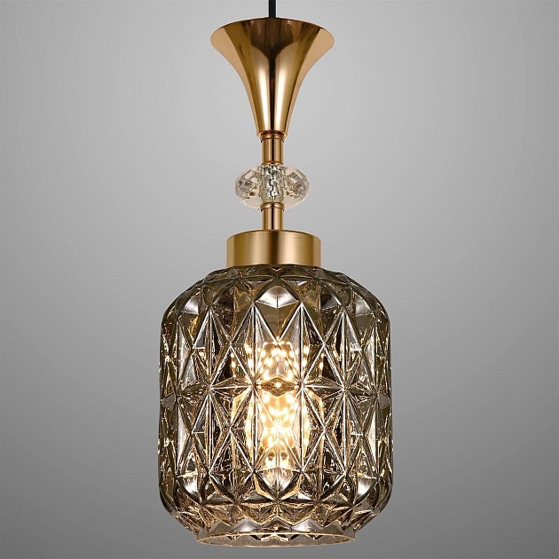 Подвесная люстра Reluce 02003-0.9-06 Smoke изображение 2 Подвесная люстра Reluce 02003-0.9-06 Smoke Фото № 2