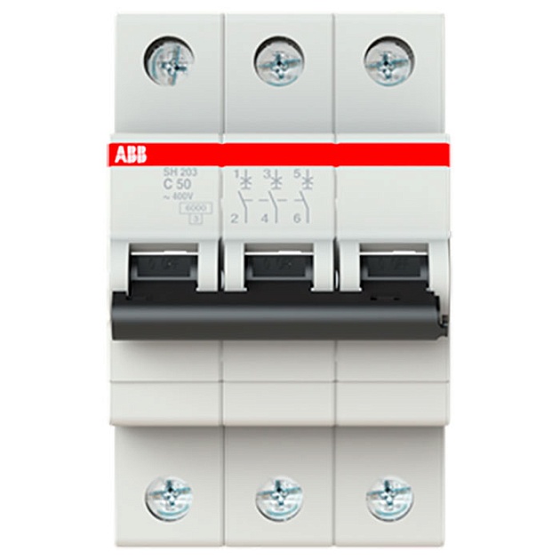 Автоматический выключатель 3-полюсной SH203 C50 2CDS213001R0504 Фото № 