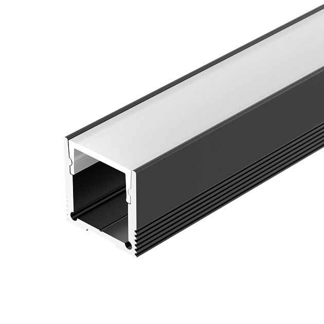 Профиль Arlight SL-Slim20-H20-2000 Black 047632 изображение Профиль Arlight SL-Slim20-H20-2000 Black 047632 Фото №