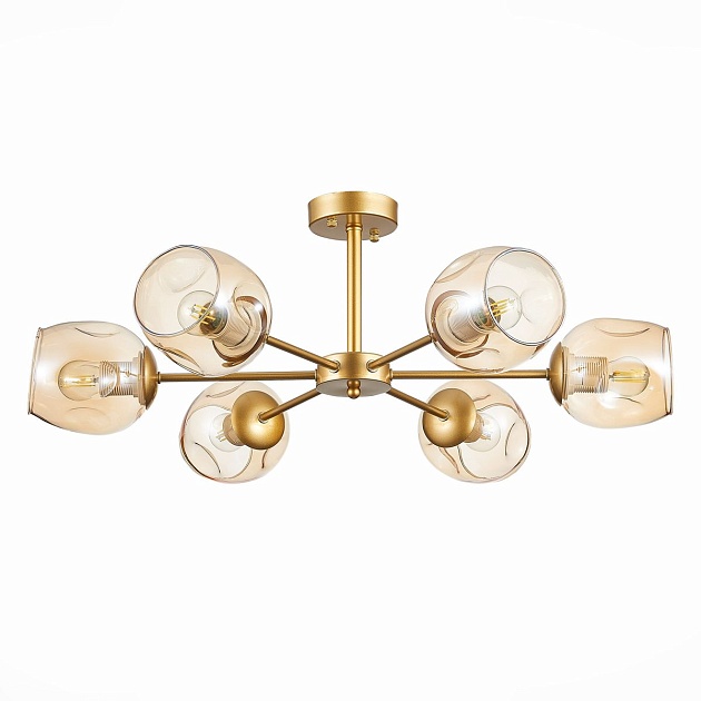 Потолочная люстра Evoluce Pallo SLE155412-06 изображение Потолочная люстра Evoluce Pallo SLE155412-06 Фото №