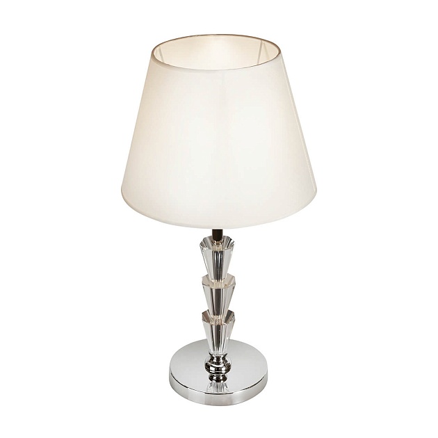 Настольная лампа iLamp Alesti T2424-1 Nickel Фото № 2