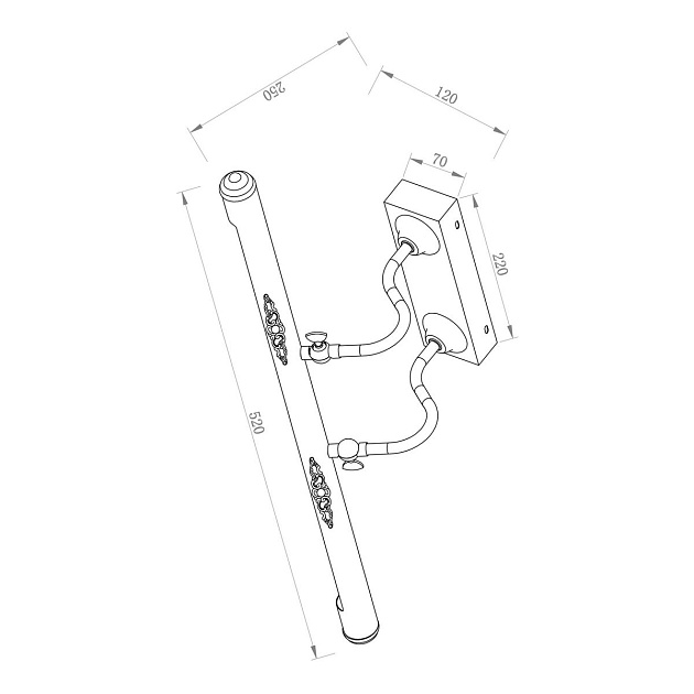 Подсветка для картин Maytoni Oculus  MIR014WL-L10G3K Фото № 2
