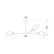 Подвесная люстра Eurosvet Thalia 60140/9 золото 1