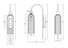 Бра Maytoni Antic MOD302WL-01GR 2